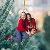 Thumbnail for Personalized Acrylic Ornament - Christmas Gift For Bestie - Forever Friends Upload Photo AC