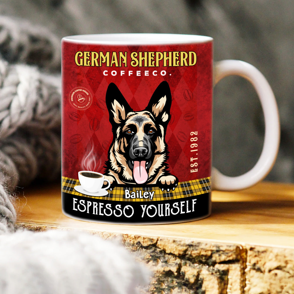 Dog Espresso yourself Personalized Mug, Gift for Dog Lovers AO