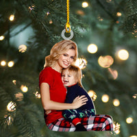 Thumbnail for Personalized Acrylic Ornament - Gift For Family - Upload Photo Mom & Daughter/Son AC