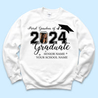 Thumbnail for Custom Photo Proud Mom Dad Of A 2024 Graduate Shirts, Graduation Gift Merchize
