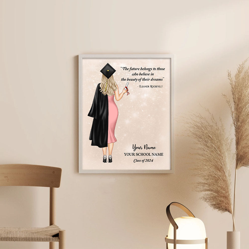 Custom Class Of 2024 Graduation Picture Frame, Graduation Gift, Gift For Her/Him