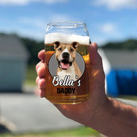 Thumbnail for Custom Pet's Human Photo Beer Glass Bottle/Frosted Bottle, Pet Lover Gift AF