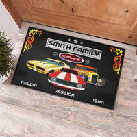 Thumbnail for Personalized Garage Car Dad Family Name House Doormat, House Decor AB