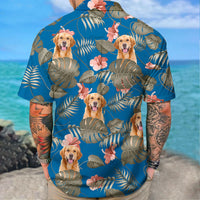 Thumbnail for Custom Pet Face Hawaiian Shirt, Dog Lover Gift AI