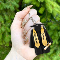 Thumbnail for Graduation Gown Cap Custom Acrylic Keychain, Gift For Graduate