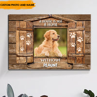 Thumbnail for A Home is Not a Home Without You - Personalized Pet Canvas AK