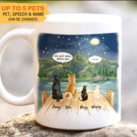 Thumbnail for Moonlight- Dog Cat - Personalized Mug For Dog&Cat Lovers AO