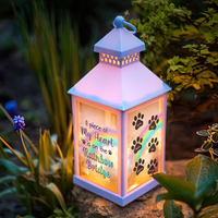 Thumbnail for Personalized Dog Cat Memorial Rainbow Bridge Lantern, Sympathy Gift For Pet Lovers JonxiFon