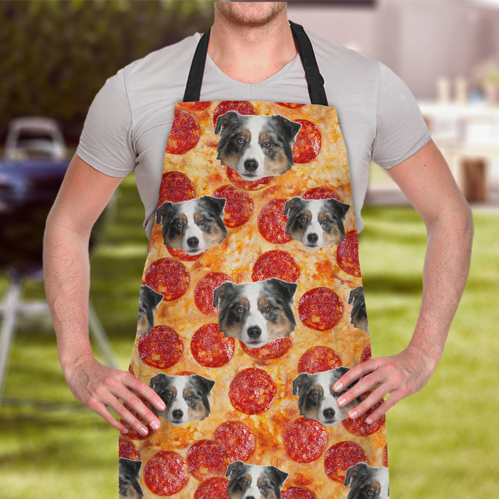 Custom Food Is Everything Photo Apron, Pet Lover Gift AI