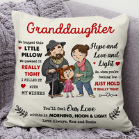 Thumbnail for To My Grandson Granddaughter From Grandma Grandpa Pillow, Gift For Family Member AD