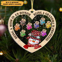 Thumbnail for Personalized Being a Grandma Is Priceless Printed Acrylic Ornament, Customized Holiday Gift For Grandma Nana Mommy Aunt AE