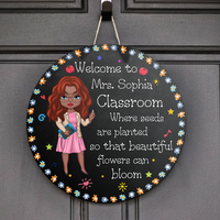 Thumbnail for Seed Flowers Bloom Door Sign, DIY Gift For Back To School Z