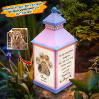 Thumbnail for Custom Do Not Worry About Losing Me Paw Prints Photo Lantern II, Pet Memorial Gift JonxiFon