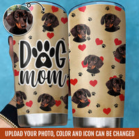 Thumbnail for Dog Mom Dog Dad Photo Upload Tumbler, DIY Gift For Pet Lovers AA
