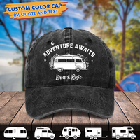 Thumbnail for Happy Campers Custom RV Camping Cap, Camping Lover Gifts JonxiFon