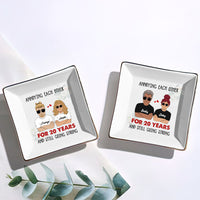 Thumbnail for Annoying Each Other Personalized Love Couple Ring Dish, Tray Gift For Husband And Wife CHI-THUY