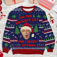 Thumbnail for Custom Face Upload Photo Ugly Christmas Sweatshirt Gift For Family Friend, All-Over-Print Sweatshirt AB