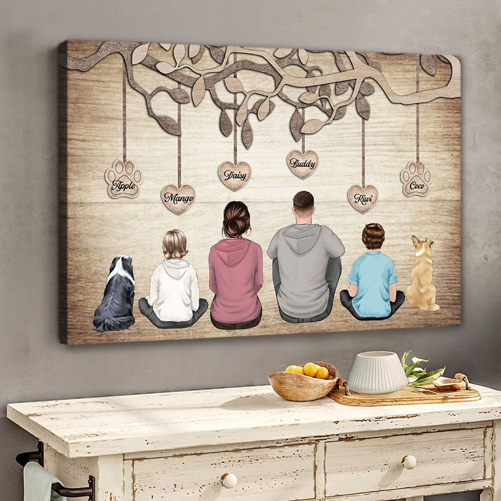 Personalized Family Tree Poster/Canvas, Decor Gift For Family CHI-THUY
