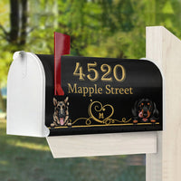 Thumbnail for Family Name In Heart With Dog Mailbox Cover, Dog lover Gift AF