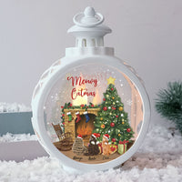 Thumbnail for Custom Merry Christmas With Dog Cat LED Light Ornament, Christmas Gift AE