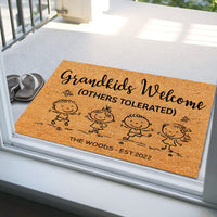 Thumbnail for Grandkids Welcome Others Tolerated Grandma Doormat AB