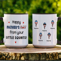 Thumbnail for Happy Father's Day From Your Little Squirts Personalized Mug AO