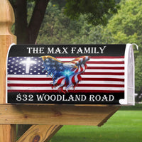Thumbnail for Eagle America Flag Magnetic Mailbox Cover AF