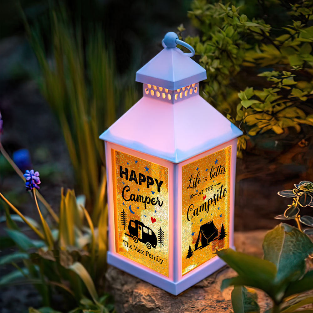 Custom The Best Memories Are Made Camping Lantern II, Gift For Camper YHN-THUY