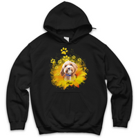 Thumbnail for Personalized Dark T-shirt/Hoodie/Sweatshirt - Gift For Pet Lovers - Sunflower Upload Pet Photo Merchize