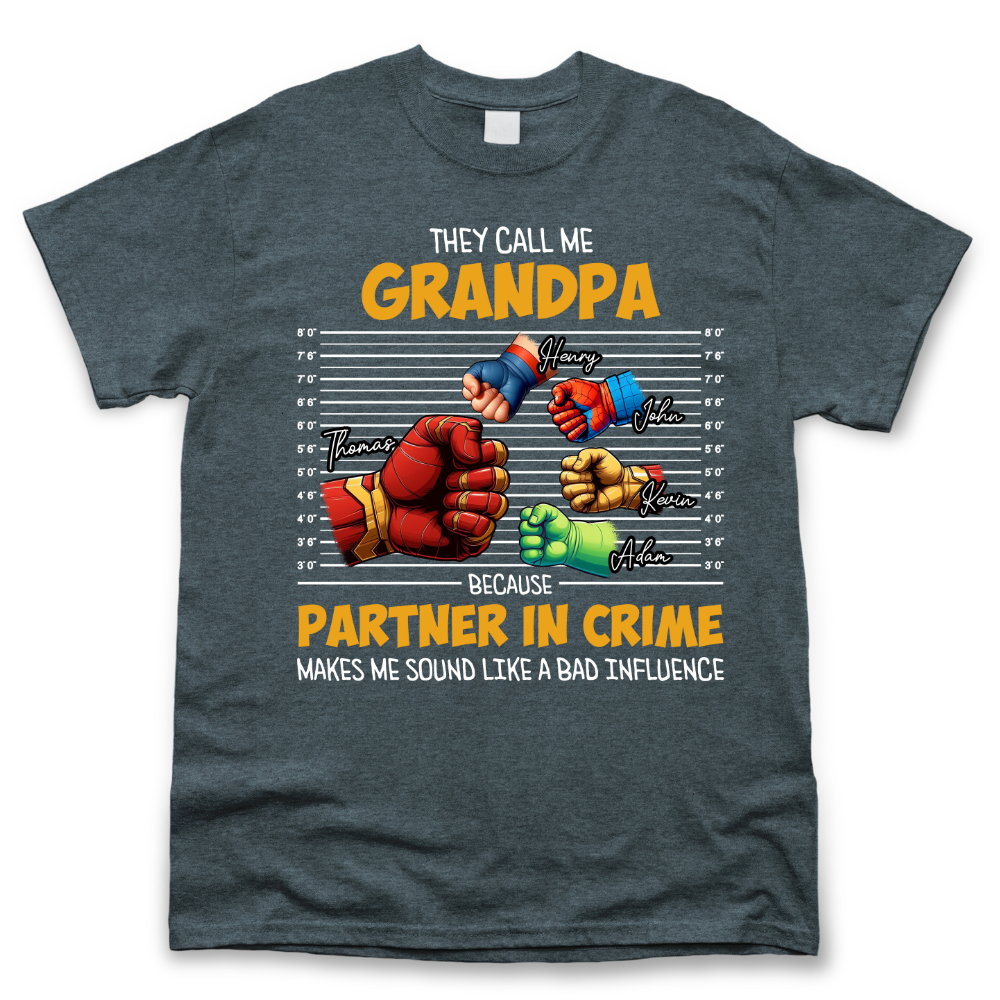 Personalized T-shirt - Father's Day Gift - Partners In Crime Merchize