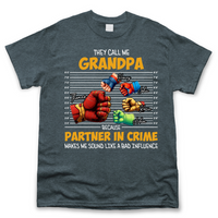 Thumbnail for Personalized T-shirt - Father's Day Gift - Partners In Crime Merchize