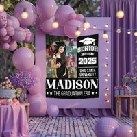 Thumbnail for Custom The Graduation Era Class Of 2025 Backdrop, Graduation Party Decorations FC