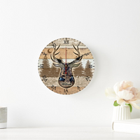 Thumbnail for Personalized Life Is Better With Hunting Wall Wooden Clock, Gift For Family FC