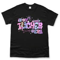 Thumbnail for Personalized In My Teacher Era Glitter T-shirt - Teacher Gift Merchize