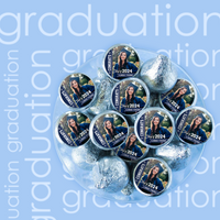 Thumbnail for Personalized Graduation Candy Stickers - Congrats Class Of 2024 Graduation Labels & Party Supply FC