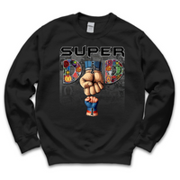 Thumbnail for Personalized Back T-shirt - Father's Day Gift - Super Dad Fist Bump Merchize