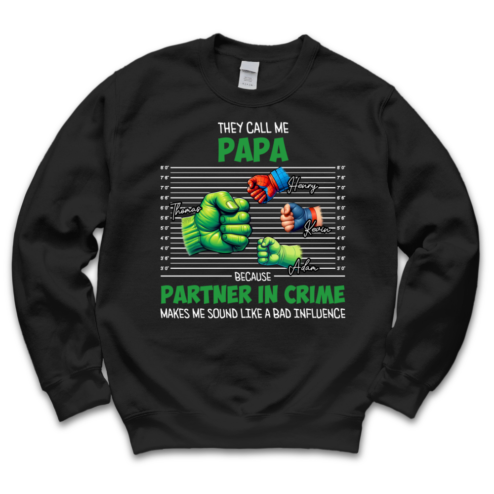 Personalized T-shirt - Father's Day Gift - Partners In Crime Merchize