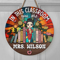 Thumbnail for Personalized In This Classroom Stained Glass Welcome  Sign - Back To School FC