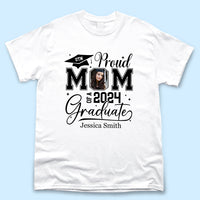 Thumbnail for Graduation Photo Proud Mom Dad 2024 Shirts, Graduation Gift Merchize