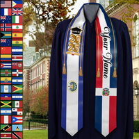 Thumbnail for Custom 58 Countries With Photo Class Of 2025 Stole/Sash, Graduation Gift FC