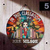 Thumbnail for Personalized In This Classroom Stained Glass Welcome  Sign - Back To School FC