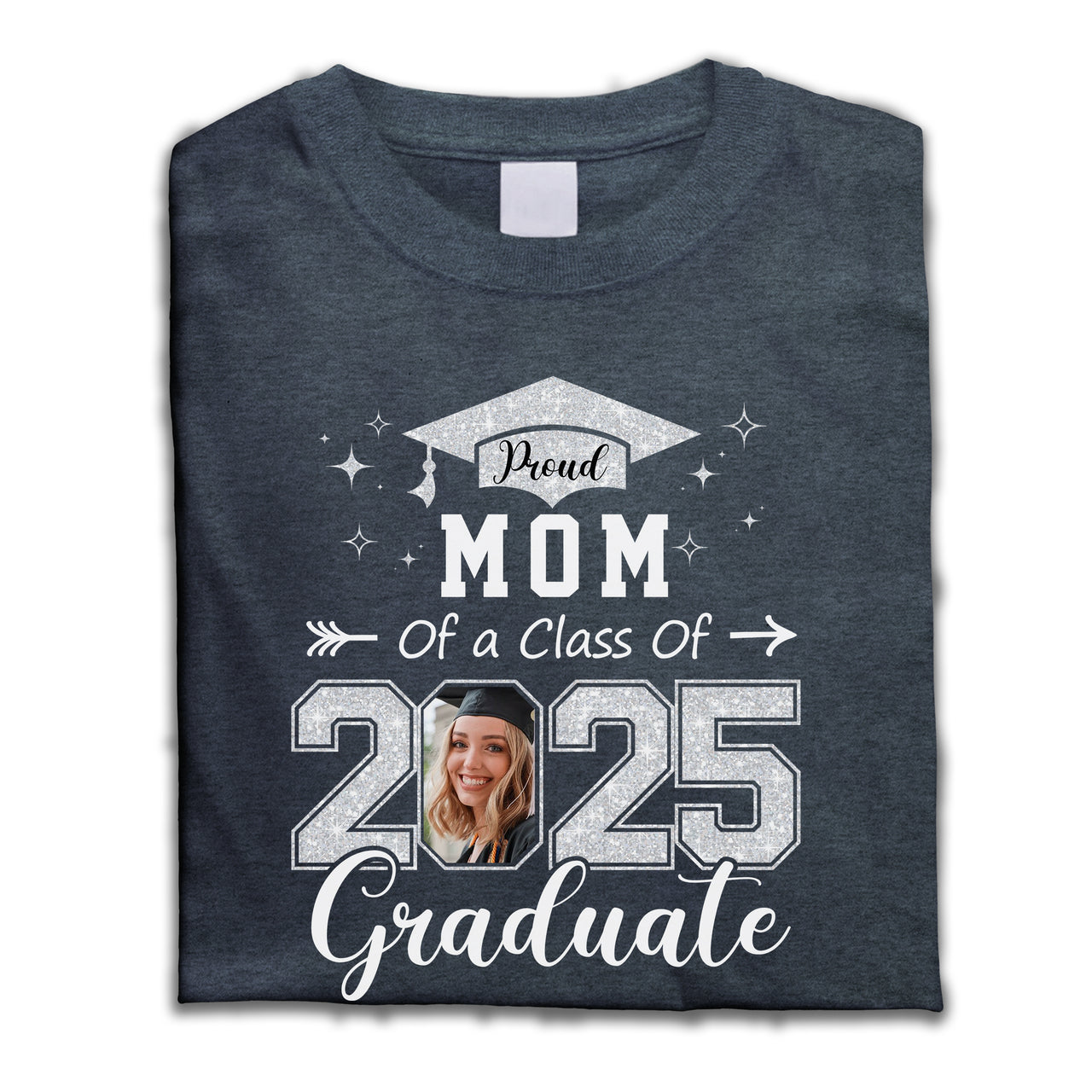 Personalized Proud Family Of A 2025 Senior Photo T-shirt, Hoodie, Family Graduation Gift