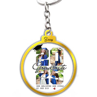 Thumbnail for Personalized Photo Graduate 2024 Acrylic Keychain, Graduation Keepsake Gift FC