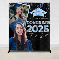 Thumbnail for Custom Sparkling Class Of 2025 Backdrop, Graduation Party Supply FC