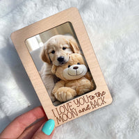 Thumbnail for Personalized Pet Photo Frame Car Visor Clip - Father's Day Gift For Dog Lovers FC