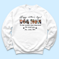 Thumbnail for Happy mother's day Dog Mom Personalized 2D shirt, Gift for Dog mom Merchize