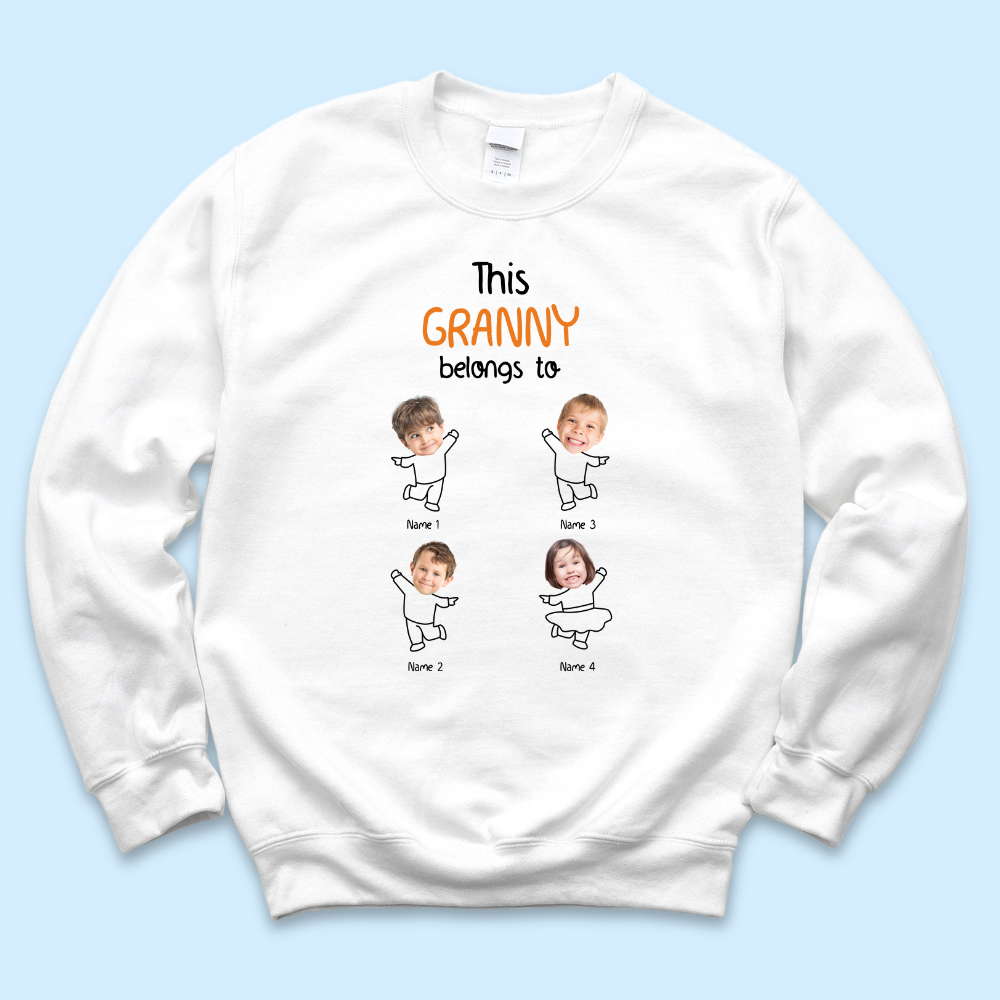 Personalized This Mom Grandma Belongs To Kids T-shirt, Gift For Mom Mother's Day Merchize