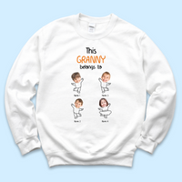 Thumbnail for Personalized This Mom Grandma Belongs To Kids T-shirt, Gift For Mom Mother's Day Merchize