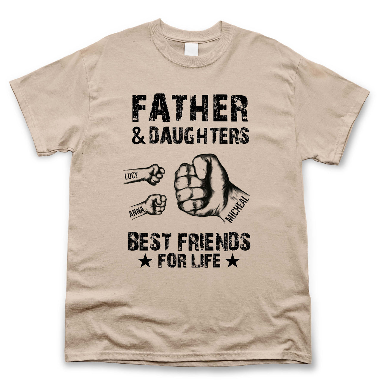 Father And Daughter Best Friends For Life - Personalized Shirt Merchize