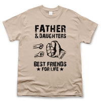 Thumbnail for Father And Daughter Best Friends For Life - Personalized Shirt Merchize